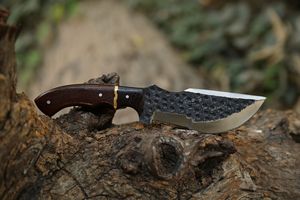Cuchillo Tracker Hecho a Mano, Forjado en Acero con Alto Contenido de Carbono, Cuchillo de Supervivencia al por Mayor, Cuchillo Tracker de Supervivencia Personalizado con Funda de Cuero - Product Image 5