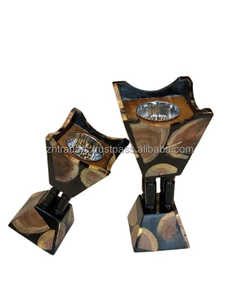 Support Bakhoor en résine et bois de qualité supérieure pour les cadeaux arabes, le décor du Ramadan et l'affichage de parfums de maison spirituels - Product Image 4