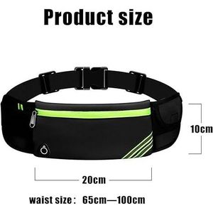 Ceinture Réfléchissante Ultra Légère et Ajustable pour Hommes et Femmes, Sac Banane de Course et de Randonnée, Brassard de Sport pour Activités de Plein Air - Product Image 2