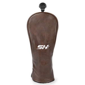 Service OEM, housse de tête de club de golf en cuir imperméable personnalisable, fabrication durable, finition soignée, prix de gros - Product Image 1