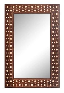 Best Selling Indian Handmade Eco-Friendly Bone Mother Pearl Inlay Wall <b>Mirror</b> High Quality Decorative <b>Frame</b> Modern Style Home - Product Image 2