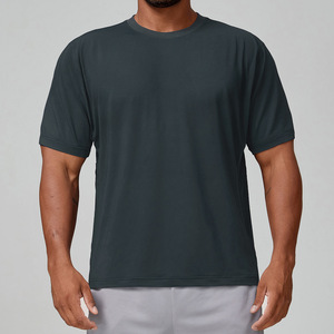 เสื้อยืดกีฬาคอกลมคุณภาพสูง ดีไซน์โลโก้ปรับแต่งได้ สำหรับผู้ชาย แห้งเร็ว เป็นมิตรกับสิ่งแวดล้อม - Product Image 2