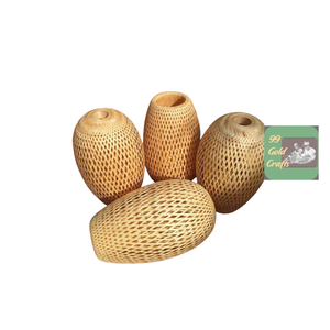 Abat-jour en bambou tissé à la main sur mesure, luminaire suspendu en osier naturel pour décoration de salon, Vietnam - Product Image 1