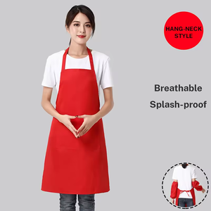 Delantal de Trabajo Personalizado para Hombre y Mujer, Delantal de Poliéster para Pintura, Tienda de Té con Leche, Barista - Product Image 3