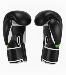 Custom Logo Professional MMA Training <b>Gloves</b> Full Finger Laced PU Leather <b>Moisture</b> Wicking High Quality Customizable Custom - Product Image 2