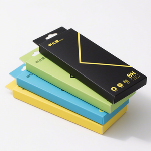 Caja de Embalaje Personalizada para Teléfono Móvil, Caja de Papel para Protector de Pantalla de Vidrio Templado - Product Image 4