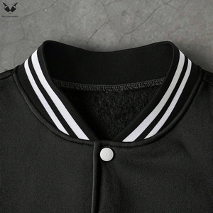 Chaqueta Varsity Moderna para Hombre, con Parches de Color en Contraste, Bordado, Estilo Urbano, Chaqueta Bomber de Alta Calidad, Chaqueta de Béisbol - Product Image 5