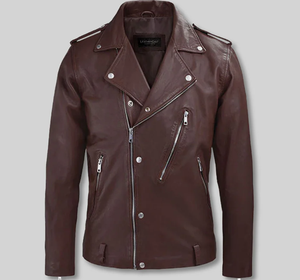 Veste en cuir pour homme, coupe-vent, veste en cuir pour homme et femme, styles personnalisés, Charlotte Burnt, plusieurs couleurs, veste en cuir 2006 - Product Image 1
