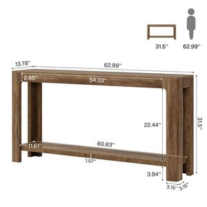 Rectangular Entrance <b>Console</b> <b>Table</b> for <b>Sofa</b> Use - Product Image 6