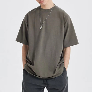 Camiseta de Corte Regular de Alta Calidad en Poliéster/Algodón con Estampado Vintage, Lavado Ácido, 320g, Gran Venta - Product Image 2