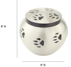 High Quality Modern Luxury Stainless Steel Eco-Friendly Pet Cremation Urns <b>for</b> Dog <b>Ashes</b> Storage Wholesale - Product Image 2