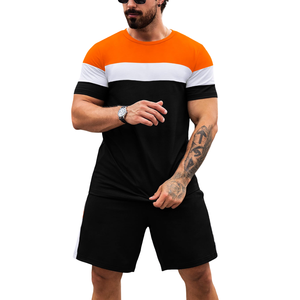 New Style Customize Summer Men Shorts <b>Sets</b> Two Piece Gym Breathable Hot Sale Shorts <b>Sets</b> Lightweight Casual Look Men Shorts <b>Sets</b> - Product Image 3