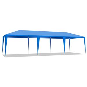 Waterproof Blue Outdoor Party Tent 10' X 30' with 8 Removable Sidewalls Canopy Patio Gazebo for Weddings & Parties - Product Image 6