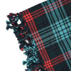 2026 Venta al por mayor de chales de tartán de alta calidad con diseño de escocesa de clanes de la Huelva para hombre y mujer - Product Image 3