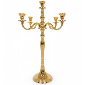 Wholesale Luxury Gold Table Decor <b>Candle</b> Stand & Holders for Christmas Home Decoration <b>Dinner</b> Wedding Decorations - Product Image 5