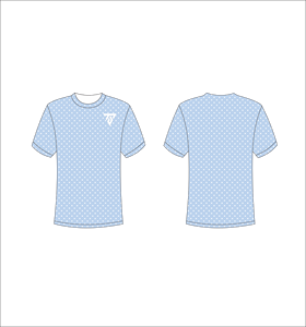 T-shirt à manches courtes pour homme, personnalisable, à pois, col rond, décontracté, impression numérique, coupe ample avec logo sur le devant, écologique - Product Image 1