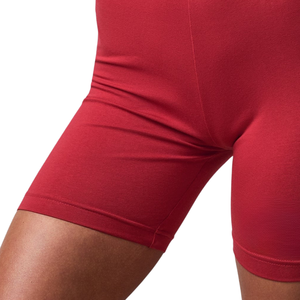 Shorts de cyclisme rouges pour femmes, taille haute, extensibles, pour la gym, le fitness, l'entraînement et les activités sportives - Product Image 4