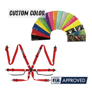 Ceinture de sécurité haute tension TBRACING Sport Plus homologuée FIA, harnais OEM ODM, personnalisation de marque, vente en gros pour sièges de sport automobile - Product Image 4