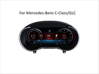 Panel de Instrumentos para Automóvil de 12.3 Pulgadas para Mercedes-Benz Clase C/Clase GLC 2015-2019, Entrada HD Inalámbrica CarPlay -XTRONS
