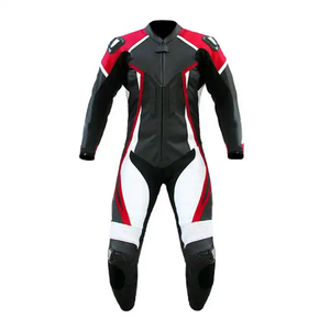 Combinaisons de course en cuir pour moto, de qualité supérieure, coupe-vent, grande taille, pour adultes, avec protection ignifuge, OEM - Product Image 3