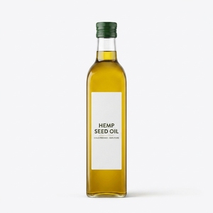 Huile de graines de chanvre pressée à froid, huile végétale pure pour les soins de la peau, massage, cosmétique, aromathérapie, export en vrac - Product Image 1