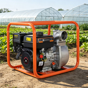 Bomba de Agua a Gasolina de Aluminio Tiekehan NHD190F de 7.5Hp y 4 Pulgadas para Drenaje en Obras de Construcción - Product Image 1