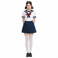 Disfraces de Colegiala Japonesa de Talla Grande para Mujer, OEM, Disfraz de Colegiala Japonesa para Mujer