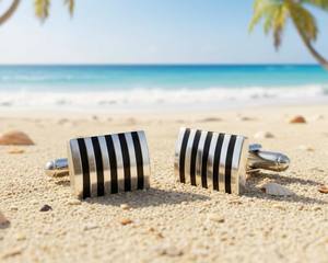 Boutons de manchette personnalisés de luxe pour hommes |   Boutons de manchette en acier inoxydable et argent sterling 925 |   Bijoux de manchette pour chemise de mariage en gros - Product Image 4