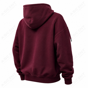 เสื้อฮู้ดดี้แบบสวมหัวทรงปกติ แต่งลายปักแบบแอพพลิเค่ ย้อมสีพิเศษ ผ้าฟลีซเนื้อนุ่มสองชั้น มีเชือกผูกฮู้ด ขายส่ง ยูนิเซ็กส์ ใหม่ 100% - Product Image 4