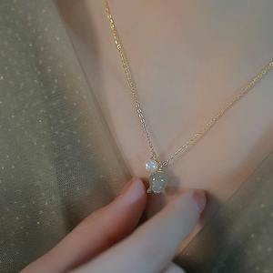 Collar de Perlas de Orquídea Hotan Yuling, Diseño de Alta Gama, Cadena de Collar de Número Pequeño, Regalo de Cumpleaños para Novia - Product Image 3