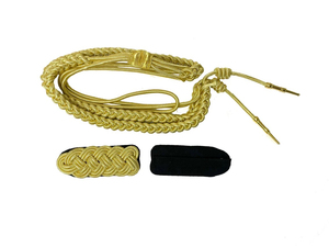 Aiguillettes Personalizadas al por Mayor para Uniformes y Suministros Ceremoniales, Hechas de Hilo de Oro, Hilo Rojo, Seda, Algodón y Poliéster, en Venta - Product Image 4