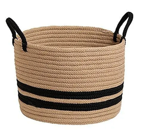 Modern Eco-Friendly Foldable Jute Fabric Rope Plant Laundry Basket Customize Logo for <b>Storage</b> Basket Kids Playroom Living Room - Product Image 3