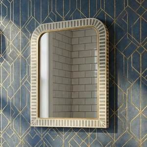 Bone Inlay <b>Mirror</b> Frame Stylish Hand <b>Crafted</b> Bone & Mother of Pearl Inlay <b>Mirror</b> Frame for Home Hotel Restaurant Decoration - Product Image 1
