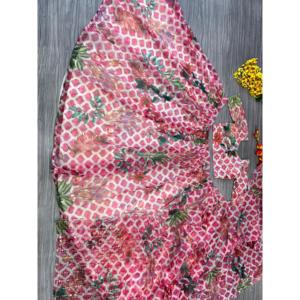 Lehenga Choli à imprimé floral de créateur pour les fêtes et les bals, robe élégante d'inspiration Bollywood - Product Image 4