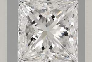 Diamant de laboratoire de qualité supérieure, taille princesse, 2,99 carats, E VS1, IGI 743565749, certifié, excellente qualité de polissage, symétrie, bijoux de fiançailles - Product Image 2