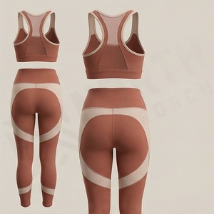 Traje Deportivo Personalizado al por Mayor, Ropa Deportiva de Manga Larga, Conjunto de Yoga para Mujer, Ropa de Gimnasio, Ropa Deportiva Activa - Product Image 2