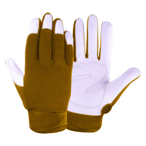 Heavy Duty Goat Grain Leather Safety Gloves Industrial Construction Reinforced Impact Resistant Mechanical Hand <b>Arm</b> Protection - Product Image 2
