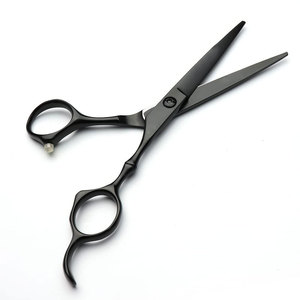 Tijeras de Corte de Pelo Profesionales de Acero Inoxidable Japonés de Primera Calidad, Hoja Convexa con Afilado Extremo, Tijeras de Barbero - Product Image 1