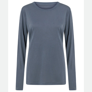 T-shirt à manches longues sans couture pour femme de haute qualité, impression personnalisée, respirant, vêtements de sport décontractés - Product Image 1