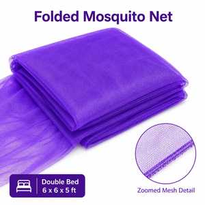 Portable 6x6x5 FT <b>Double</b> <b>Folding</b> Polyester <b>Bed</b> Net Modern Design Foldable Mosquito Net for Home Hotel Travel Outdoor Use - Product Image 4