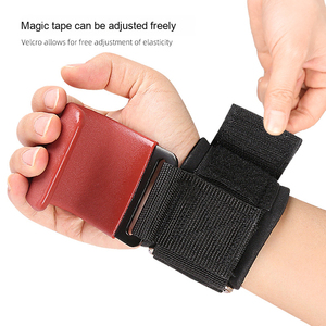 Protège-poignets en néoprène Power Hook avec fermeture auto-agrippante réglable pour la musculation et l'entraînement de force - Product Image 3