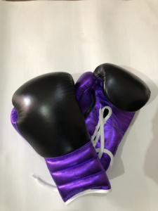 Guantes de Boxeo MMA Personalizados con Cordones, Cuero Vacuno, Exportación de Pakistán, Entrenamiento en Gimnasio, Venta al Por Mayor, Unisex - Product Image 4