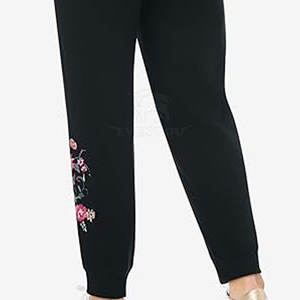 Pantalones Deportivos de Mujer con Bordado de Última Moda, con Costuras Delicadas y Ajuste Cómodo para Uso Diario - Product Image 5