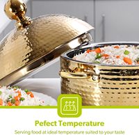 Casserole chauffante pour occasions spéciales, conçue pour les repas importants, permettant aux invités de déguster la nourriture sans perte de température, Hot Pot