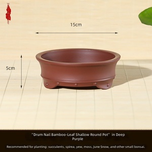 Vaso per Fiori in Resina Stile Cinese, Resistente, per <span class=keywords><strong>Bonsai</strong></span> e Piante Grasse in Miniatura, Fioriera <span class=keywords><strong>da</strong></span> Balcone e Scrivania per Tronchi Antichi, 50g - Product Image 2