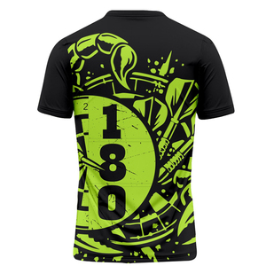 Ropa de Dardos Transpirable Personalizada al por Mayor, Jersey de Dardos de Poliéster de Alta Calidad con Nombre Personalizado en la Parte Delantera, Ropa de Dardos Sublimada - Product Image 3