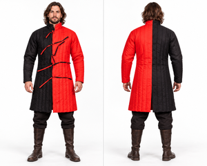 Gambeson rembourré médiéval, veste matelassée pour armure de chevalier, costume LARP, SCA et reconstitution historique - Product Image 1