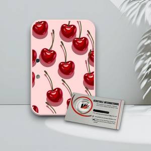 Plaques à cils magnétiques en acrylique en forme de cerise carrée, mignonnes, pour extensions de cils, marque privée, outils écologiques pour cils, vente en gros - Product Image 4