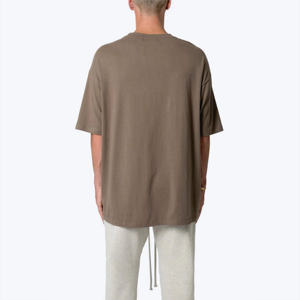 Camiseta de Manga Larga para Hombre, Personalizada con Estampado Flocado, Estilo Urbano, Tejido Grueso, Suave, de Poliéster/Algodón - Product Image 6