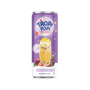 เวียดนาม ตรา TROPI POPI เครื่องดื่มนมรสป๊อปปิ้งโบบาแบบกระป๋อง 330 มล. - รับผลิตแบบ Private Label - ความหวาน 8% Brix - เหมาะสำหรับดื่ม 18 แก้ว - Product Image 6